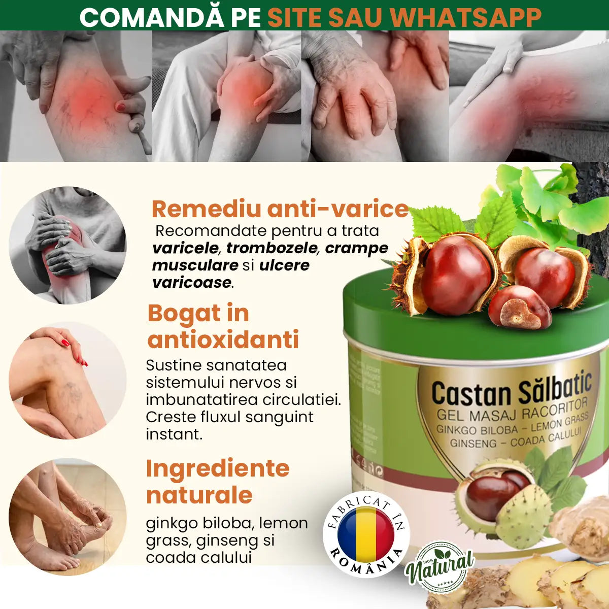 Gel Castan Salbatic - (275ml)